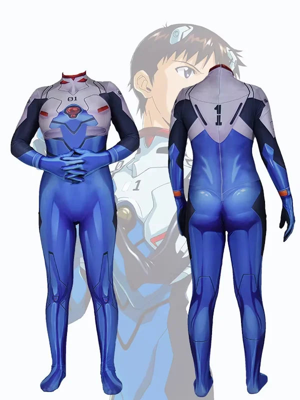 Asuka Langley Cosplay Drakt