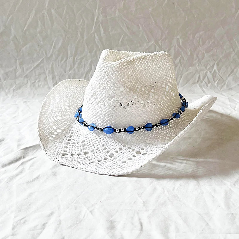 Glitrende Western Cowboyhatt