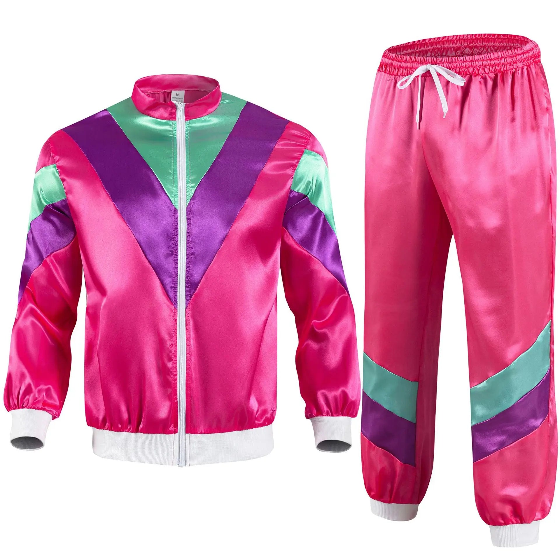 Retro 80s Disco Treningsdress for Damer & Herrer