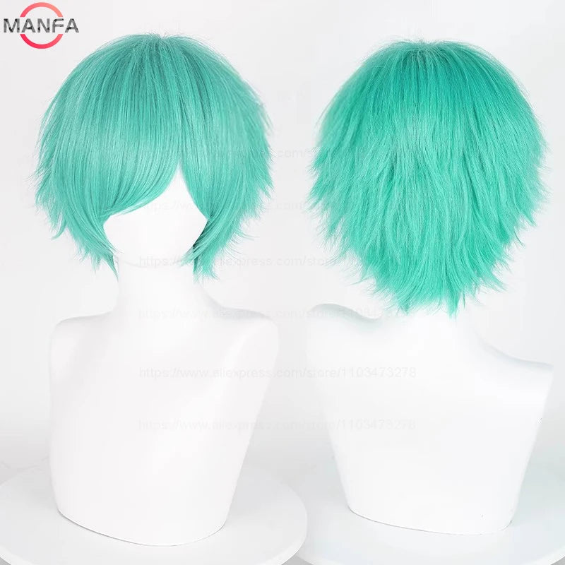 Kort Rett Cosplay-Parykk (30 cm)