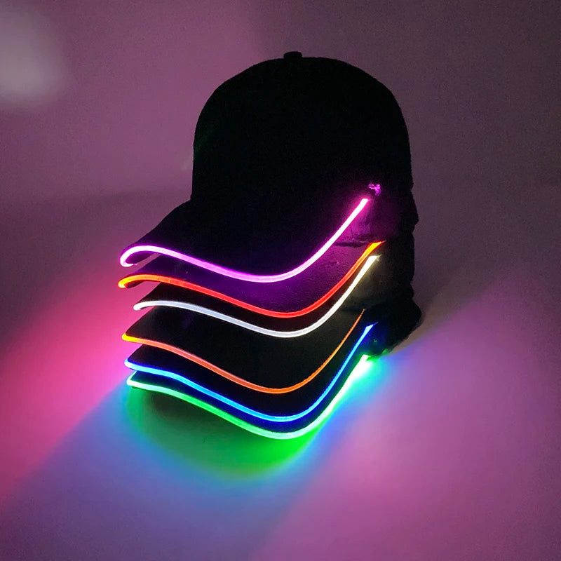 LED Lysende Caps