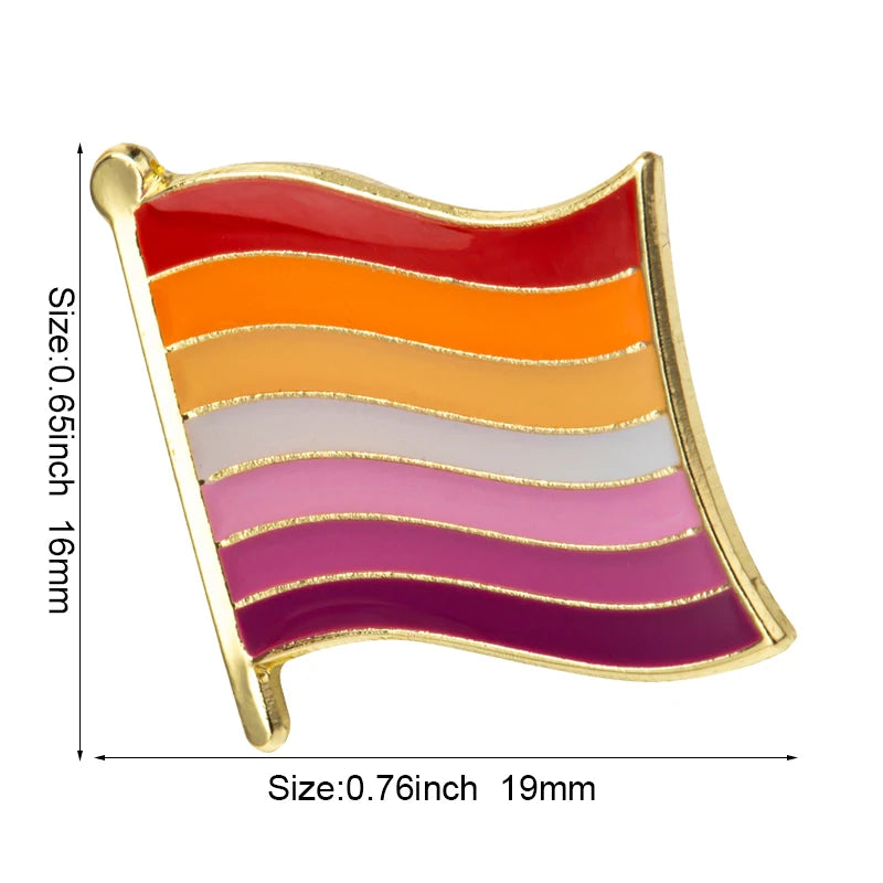 Progress Pride Emalje Lapel Pin