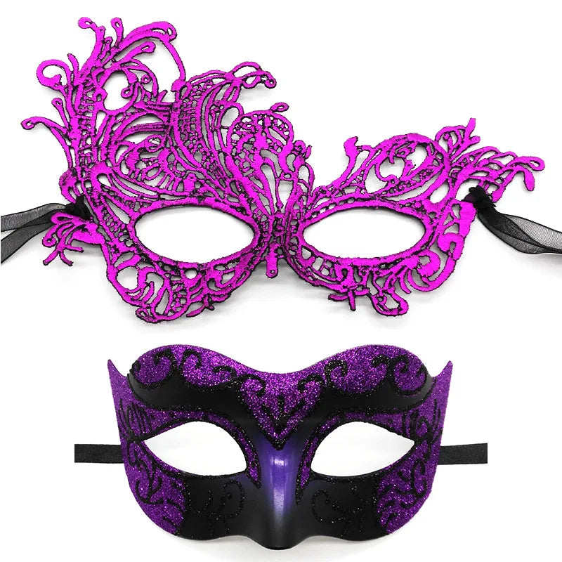 Sommerfugl Maskeradesett for Par (2 stk)