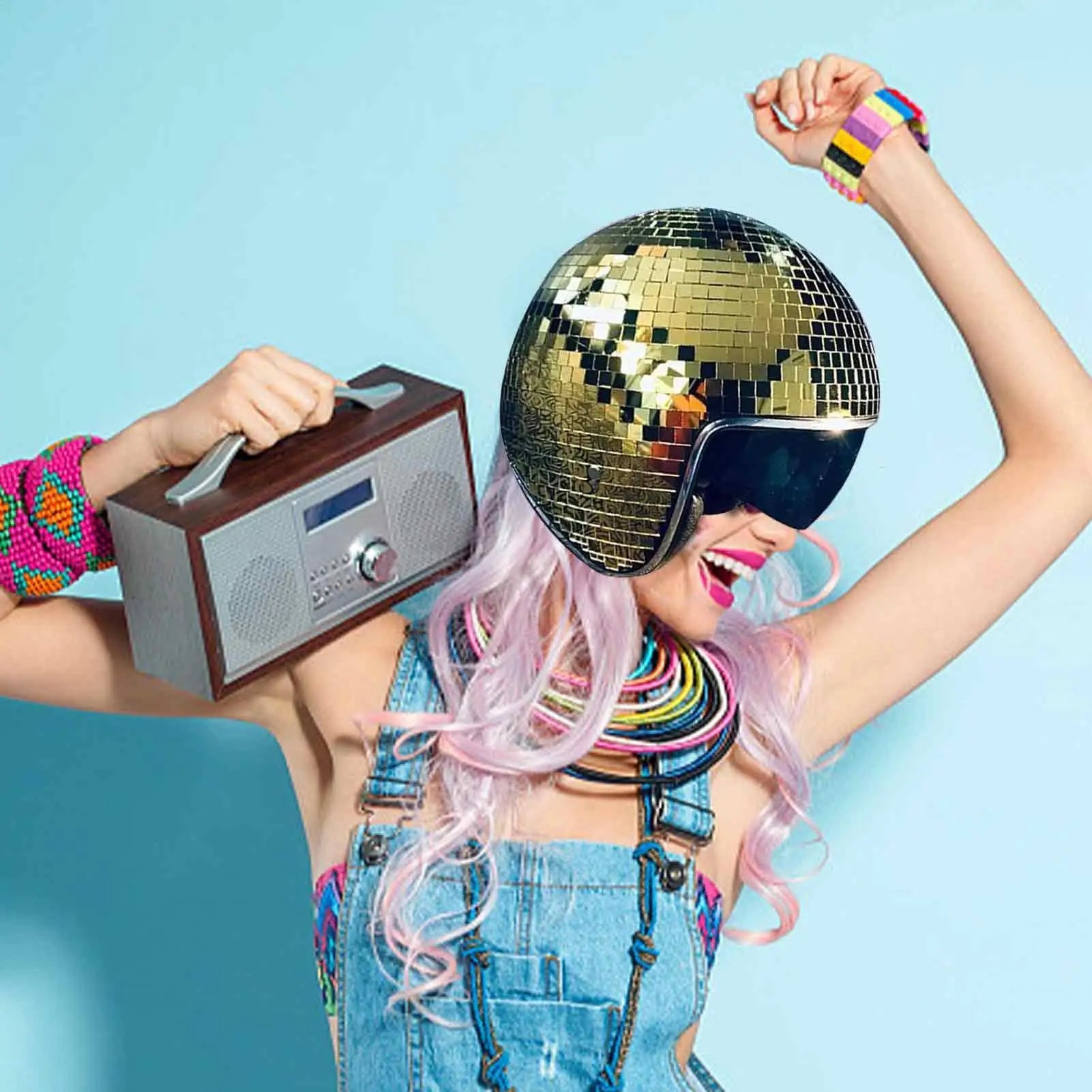 Glitter Disco Speilhatt