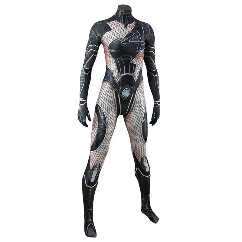 Invisible Woman Cosplay Drakt