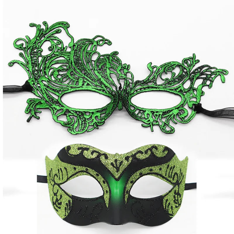 Sommerfugl Maskeradesett for Par (2 stk)