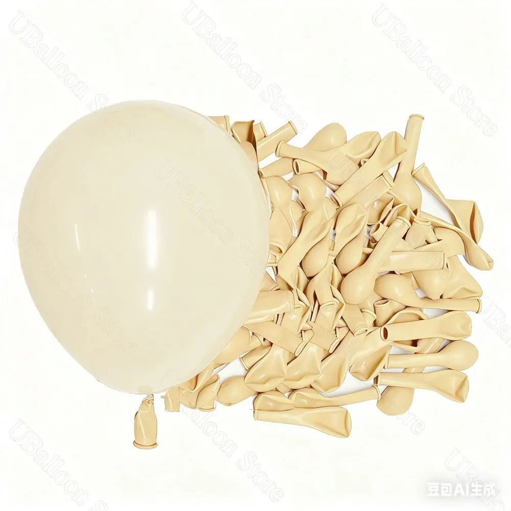 Boho Nøytrale Latexballonger – Sand, Kaffe & Nude