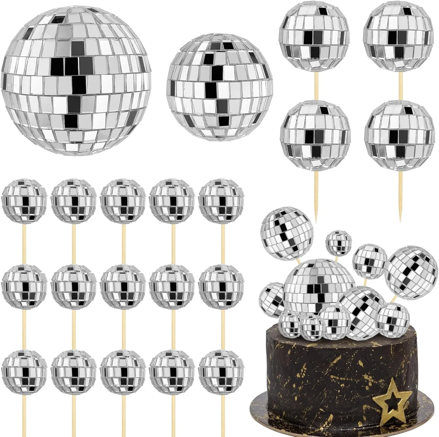Glitter Bakgrunnsgardin for Fotovegg 1x2m