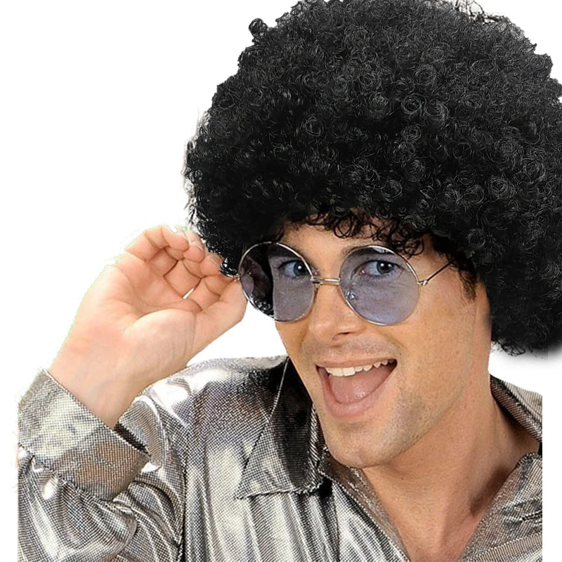 Klassisk Afro Puff Klovneparykk