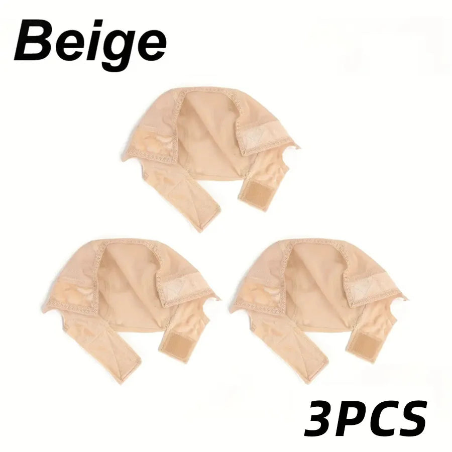 Justerbar HD Lace Parykkhette med Fløyelsbånd