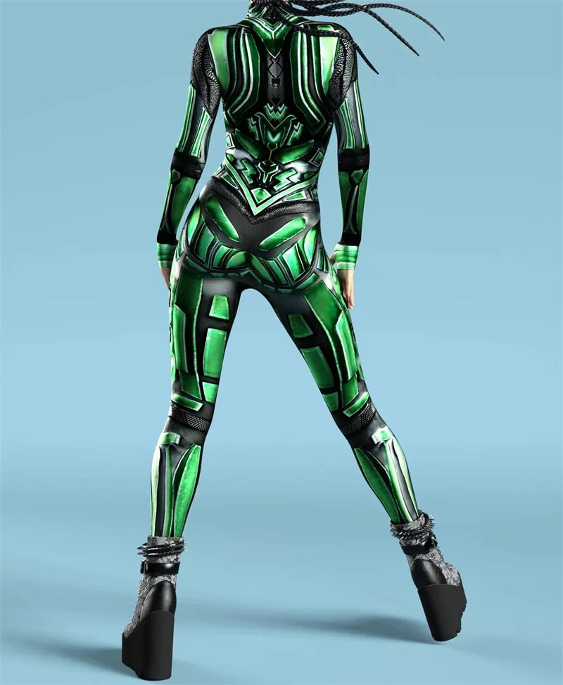 Cyber Witcher Templar Bodysuit Cosplay