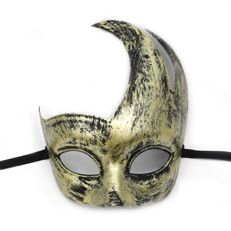 Vintage Prins Maskeradadmaske med Krone