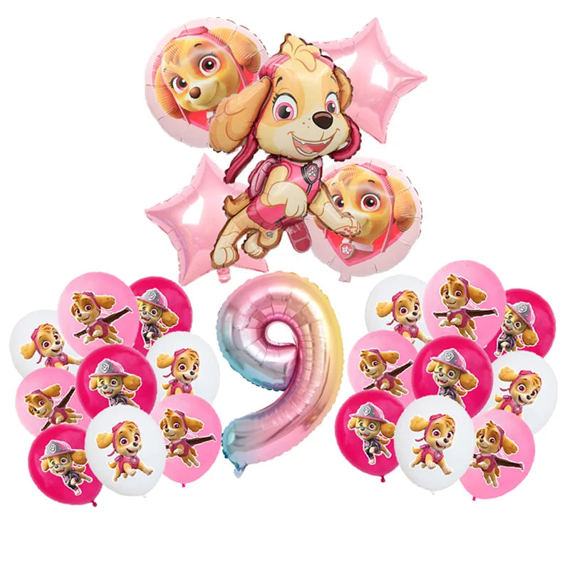 Paw Patrol Skye Rosa Bursdagsservise