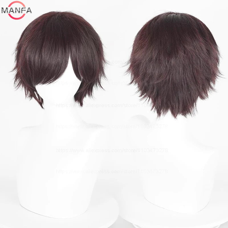 Kort Rett Cosplay-Parykk (30 cm)