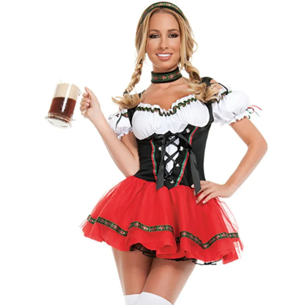 Tysk Ølpike Oktoberfest Kostyme med Tilbehør