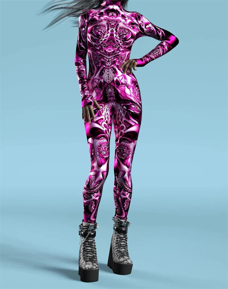 Cyber Witcher Templar Bodysuit Cosplay