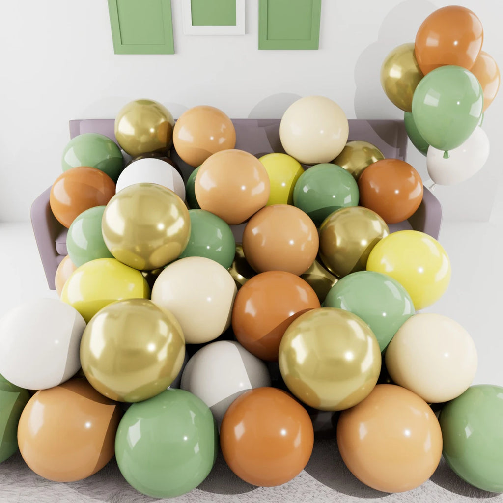 Perlemor & Metallisk Ballongmiks – Flerpakning