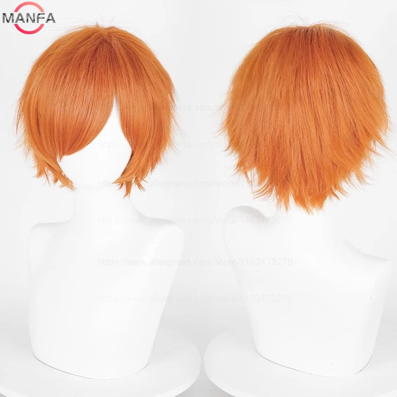 Kort Rett Cosplay-Parykk (30 cm)