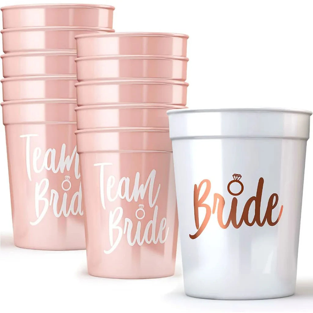 Team Bride Plastkopper Festsett