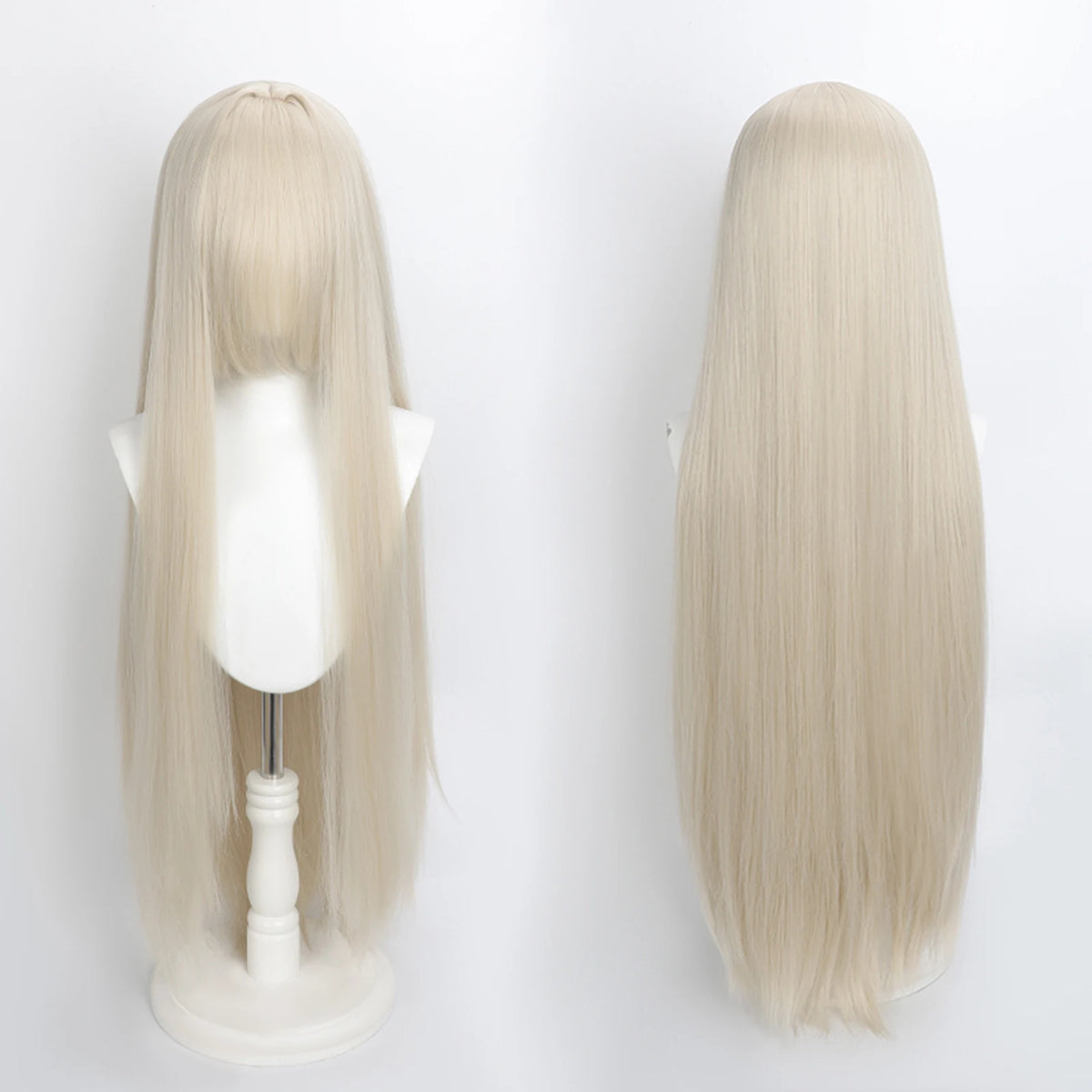 Ekstra Lang Rett Cosplay-Parykk (100 cm)