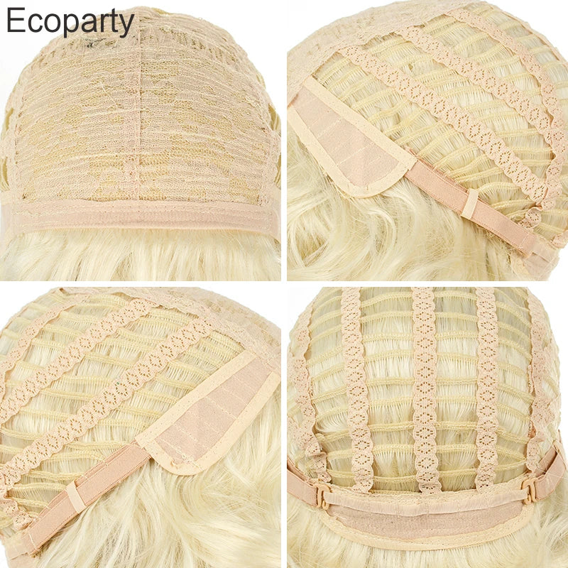 Marilyn Monroe Blond Krøllete Parykk