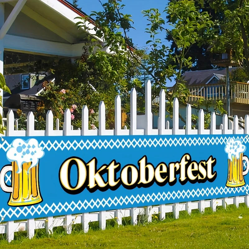Oktoberfest Ølhage Feiringsbanner (45 x 200 cm)
