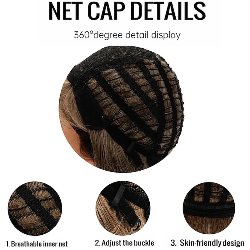 Klassisk Retro Mullet Parykk for Herre
