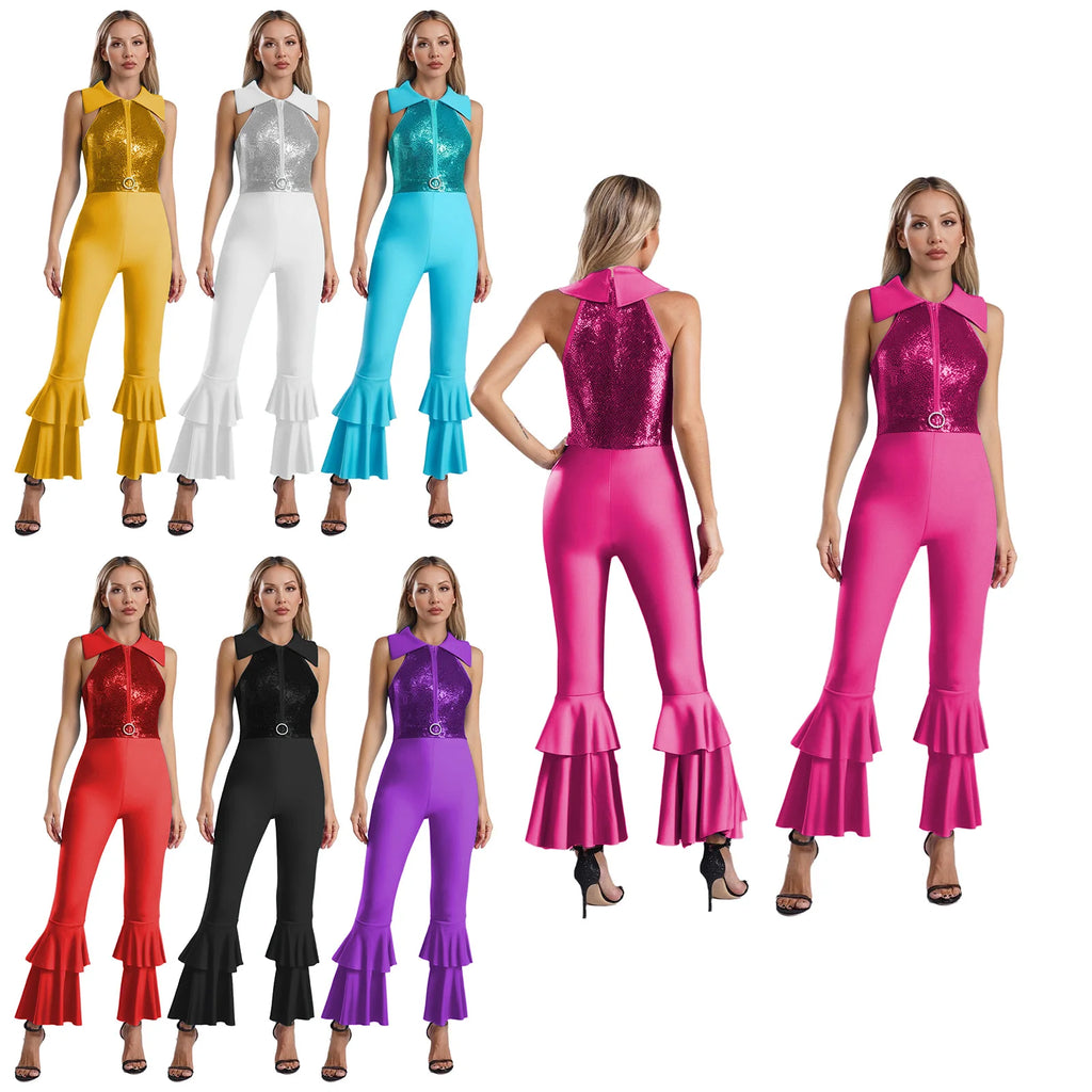 70-talls Disko Jumpsuit for Damer