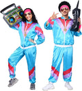 Klassisk 80s Retro Treningsjakke og Bukse for Damer