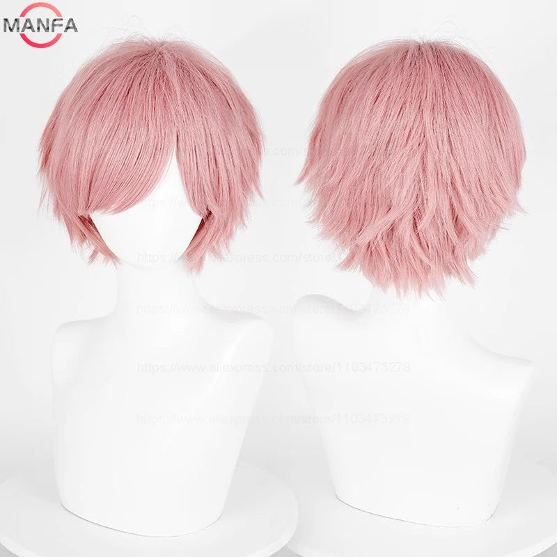 Kort Rett Cosplay-Parykk (30 cm)