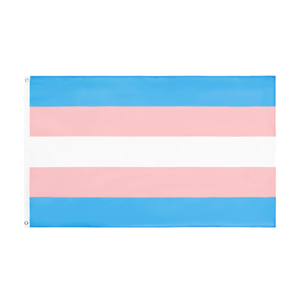 Transgender & Pride Polyesterflagg 90x150cm