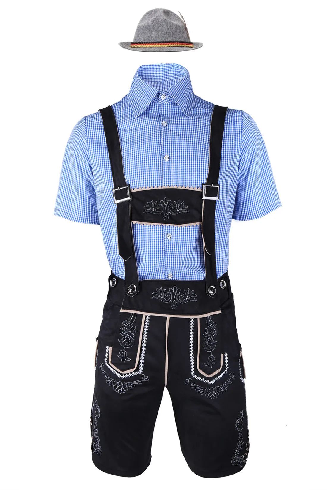 Komplett Lederhosen Oktoberfest Kostymesett til Herre