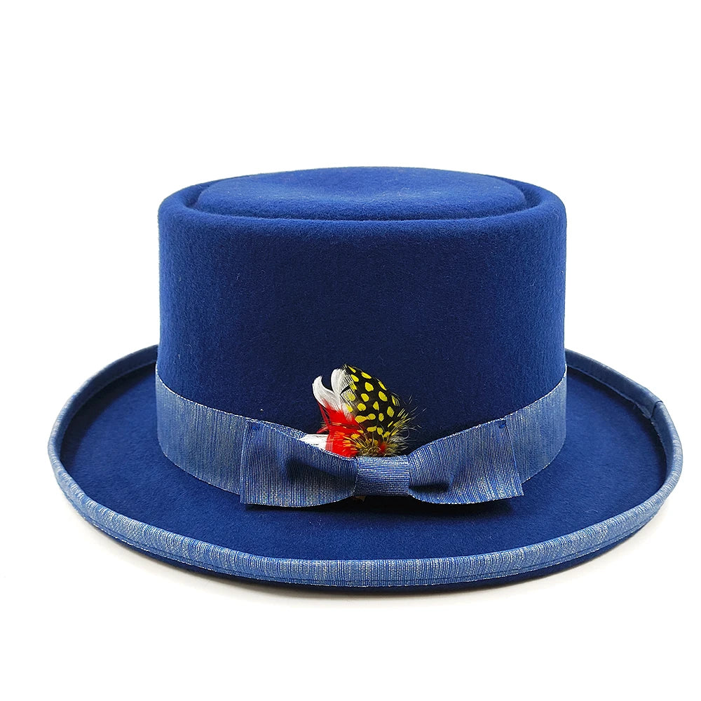 Elegante Ull-Fedora Hatt