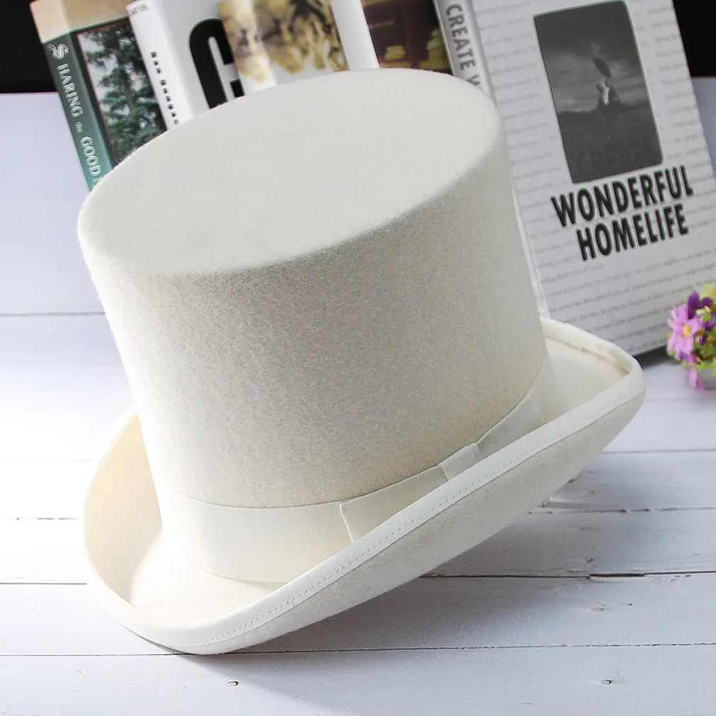 Elegante Ull-Fedora Hatt