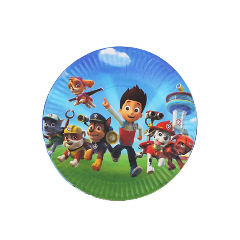 Paw Patrol Bursdagssett – Ballonger, Servise & Banner