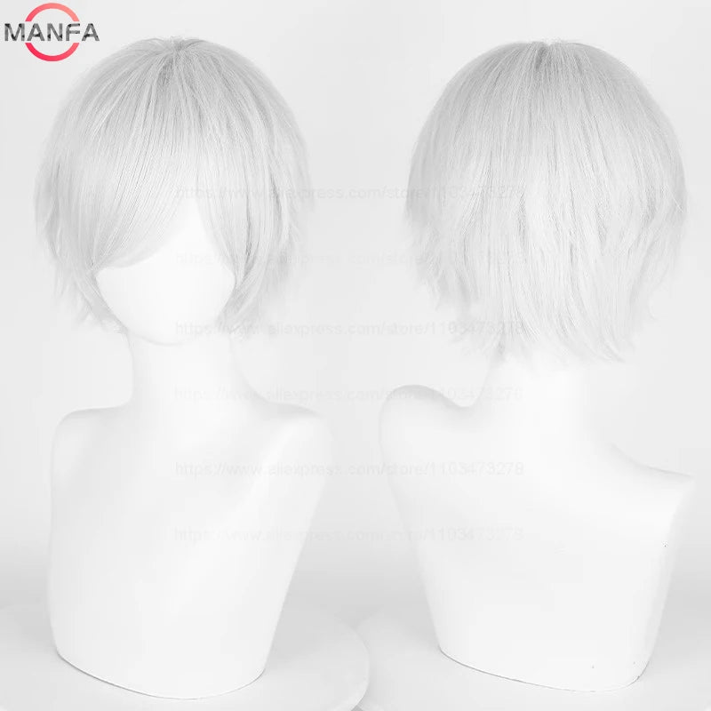 Kort Rett Cosplay-Parykk (30 cm)
