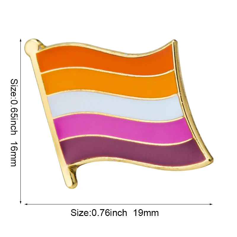 Progress Pride Emalje Lapel Pin
