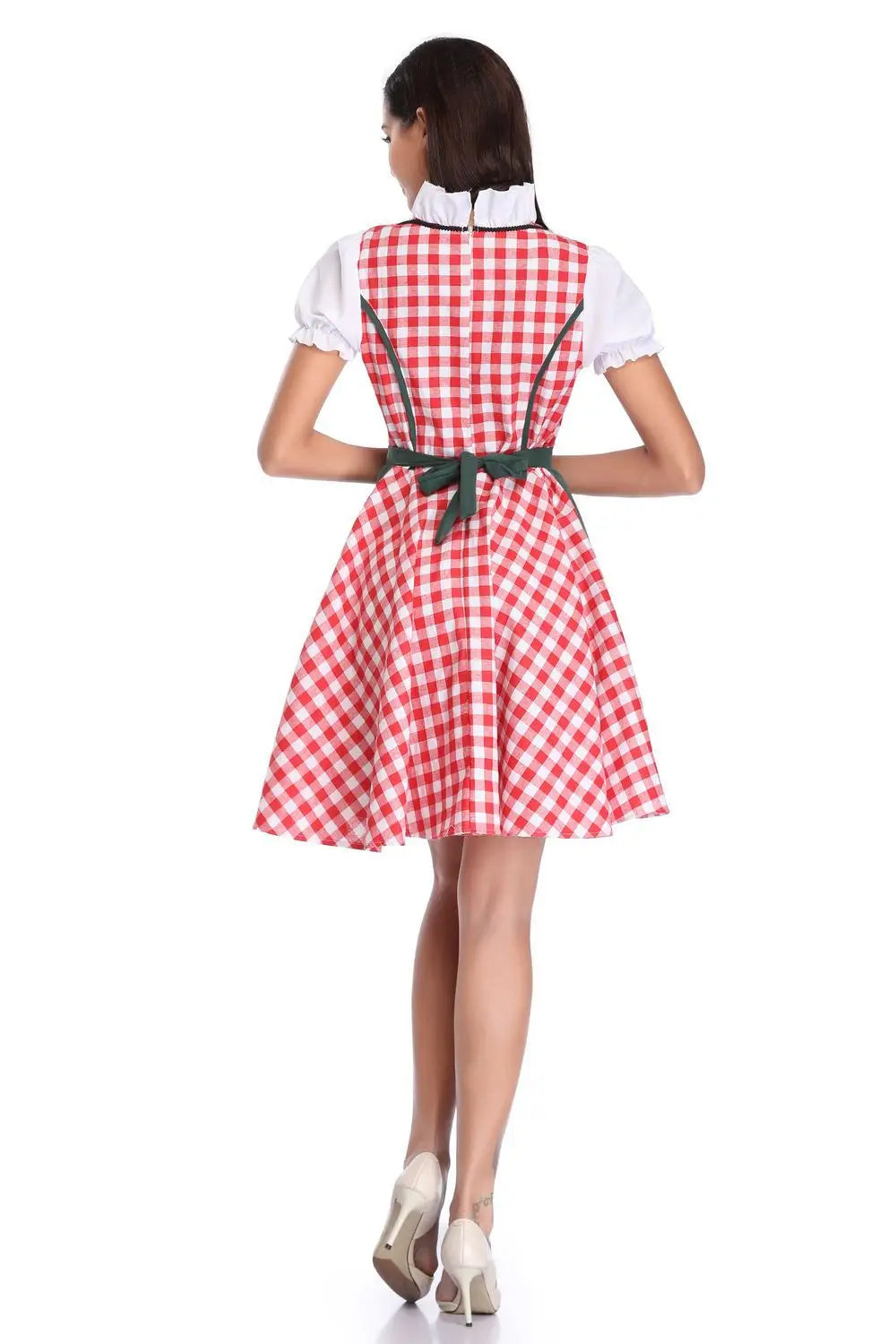 Tradisjonell Bayersk Dirndl Kjole til Dame
