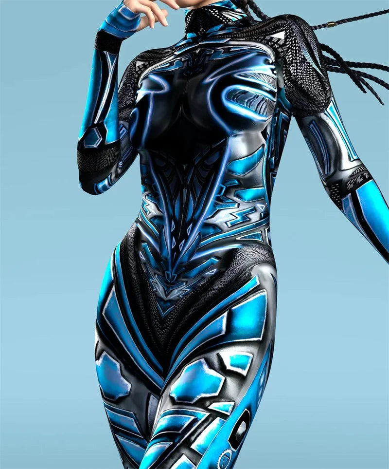 Cyber Witcher Templar Bodysuit Cosplay