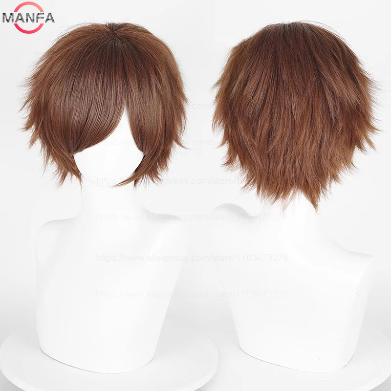 Kort Rett Cosplay-Parykk (30 cm)