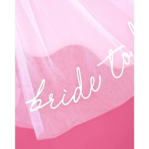 Bride To Be Slør med Hårpynt / Spenne