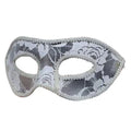 Håndlaget Blondemaske med Satengbånd