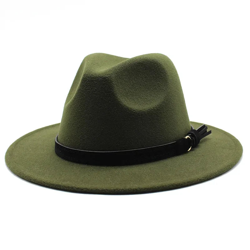 Elegante Ull-Fedora Hatt