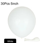 White balloons