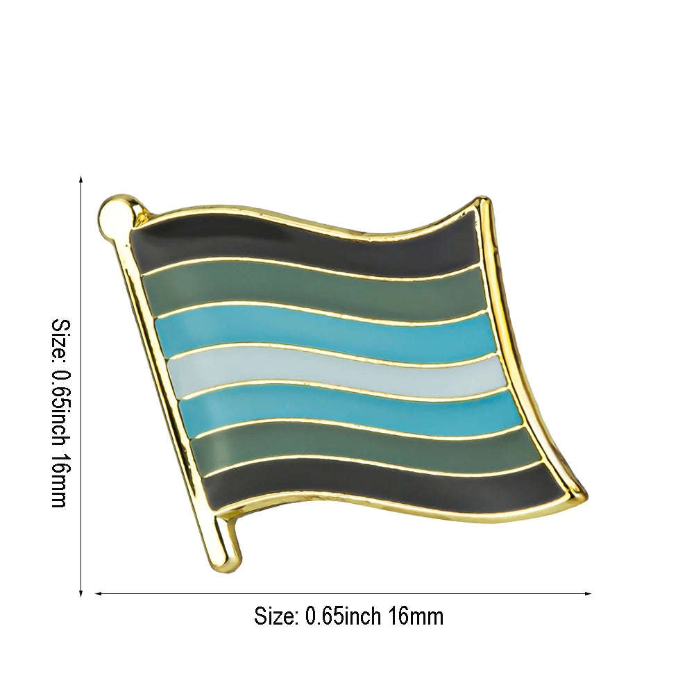 Progress Pride Emalje Lapel Pin