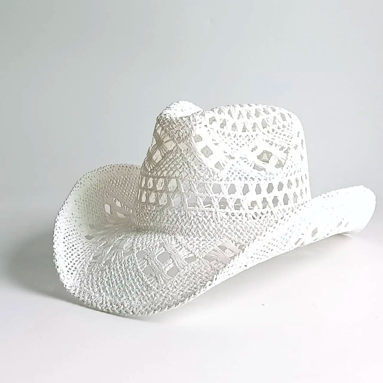 Retro Strå-Cowboyhatt