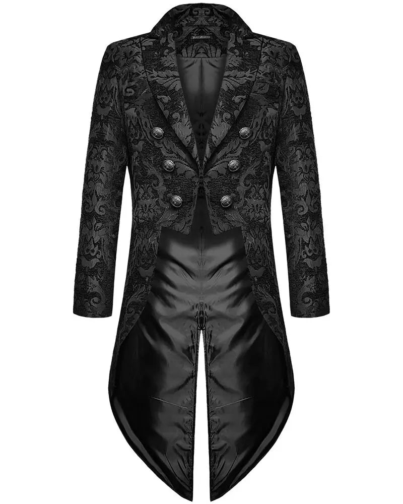 Gotisk Steampunk Sabeljakkefrakk for Herre