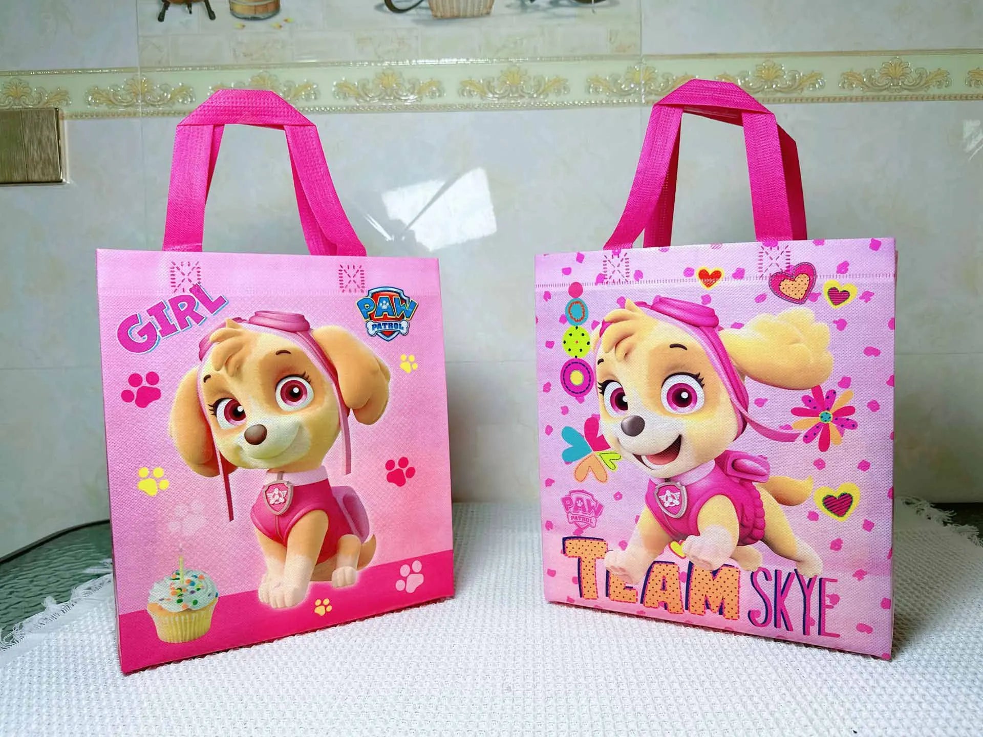 Paw Patrol Skye Rosa Bursdagsservise