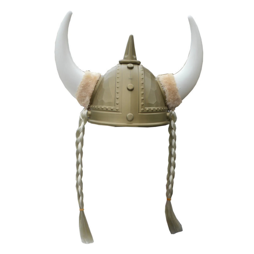 Klassisk Vikinghjelm med Horn