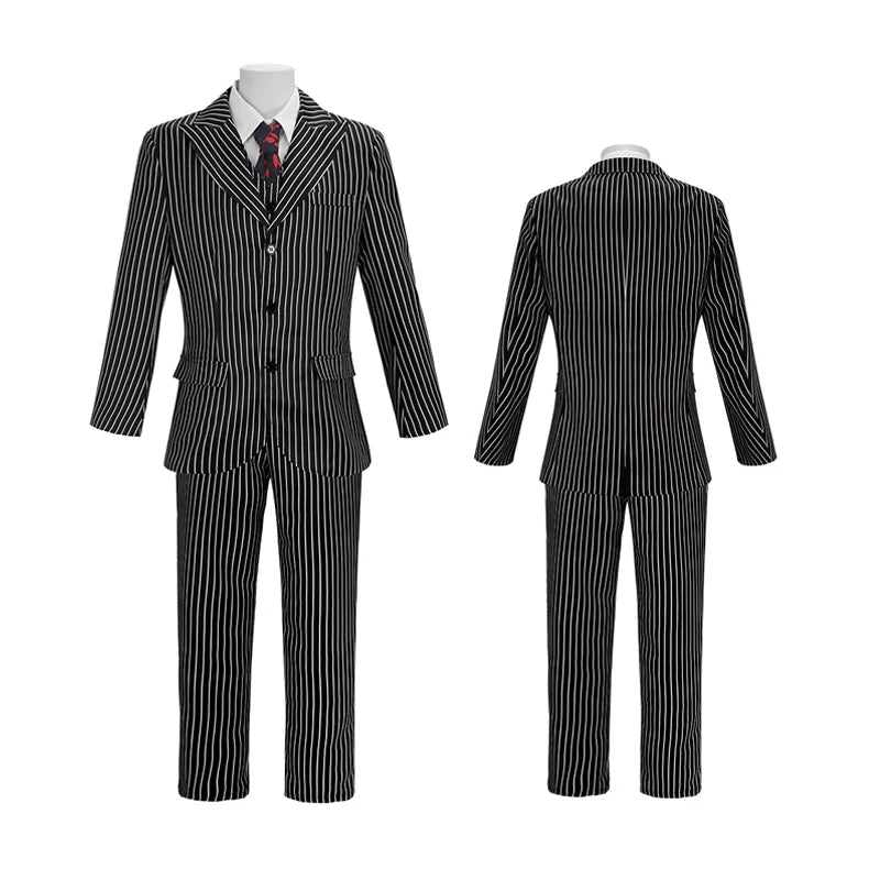 Morph 1920-tallet Stripete Gangster Dress for Menn